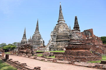 Fototapeta premium タイのアユタヤ遺跡