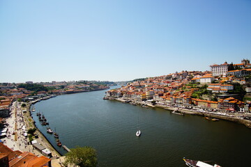 Fototapeta na wymiar Portugal, beautiful historic cityscape of Porto
