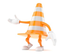 Traffic cone character
