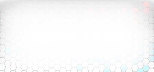 Background for captions on the video. Cube hexagon pattern vector background