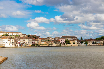 Fototapeta na wymiar Castelnaudry - Canal du midi - Frankreich