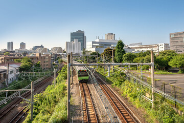 Fototapeta na wymiar JR山手線と埼京線