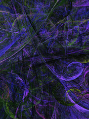 purple abstract fractal background 3d rendering illustration