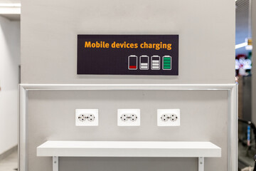 place for charging mobile devices