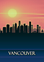 Vancouver City Skyline