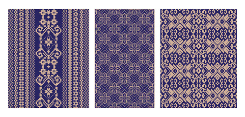 	
Vietnamese brocade pattern (1)