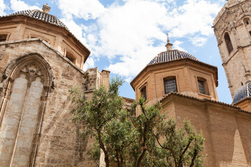 Obraz premium Cathedral dedicated to Virgin Mary, Valencia city, Spain.