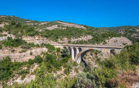 Spain, autonomous community of Aragon, Sierra National Park and Guara Canyons, barranco Las Gargantas