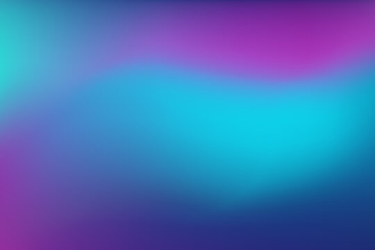 Abstract Blurred teal purple blue background. Soft light gradient backdrop with place for text. Vector illustration for your graphic design, banner, poster or website