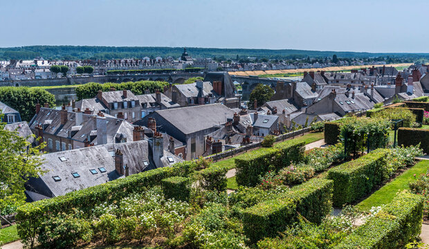 France, Center-Val de Loire, Loir et Cher, bishopric gardens of Blois