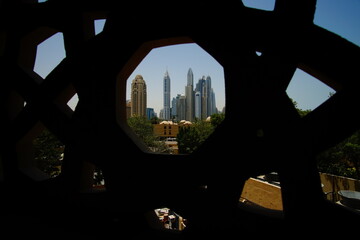 Dubai, beautiful city, close it up from unique frames  