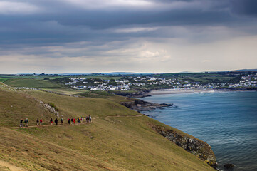 Küstenwanderung Polzeath, Cornwall