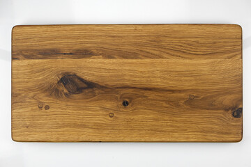 Natural texture of oak. Oak plank with wood inserts instead of knots.