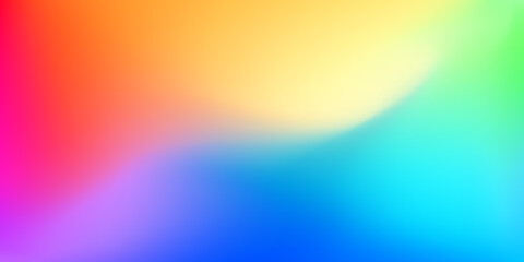 Naklejka premium Abstract rainbow background. Blurred colorful gradient backdrop. Vector illustration for your graphic design, template, banner, poster or website