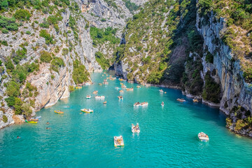 Obraz premium Sainte Croix lake in Provence, France