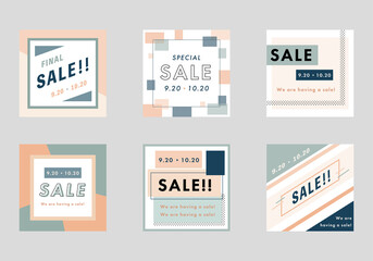 見出しやタイトルのフレームのセット／枠／装飾／飾り／おしゃれ／広告