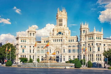 Obraz premium Madrid city in the daytime, Spain