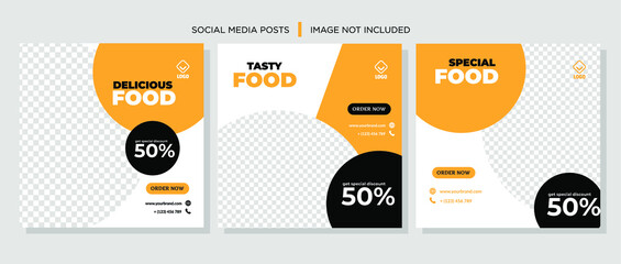 Business Food Restaurant Offer Social Media Post