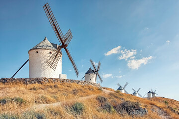Fototapeta premium Windmill in La Mancha province, Spain