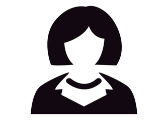 Women User  Vector  icon for apps and website