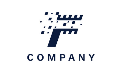 Letter F Media Tech Logo