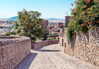 Village of Trujillo in Spain