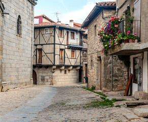 Fototapeta na wymiar Village of La Alberca in Spain