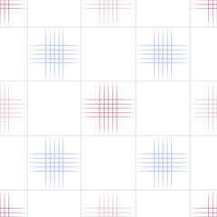 Vector blue and pink textile seamless pattern background.