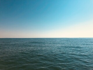 blue sky and sea