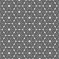 black lace seamless pattern