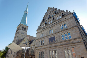 Marktkirche und Hochzeitshaus in Hameln an der Weser