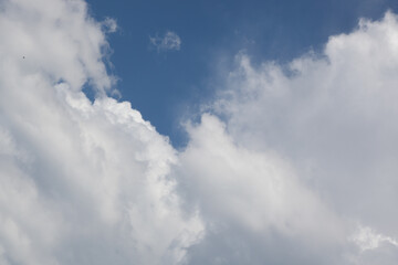 Abstraction in the Clouds above for background or texture