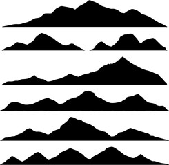 Mountain landscape vector