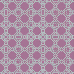 Abstract floral asian ornament. Seamless geometric pattern with swirl line ornament in oriental style.