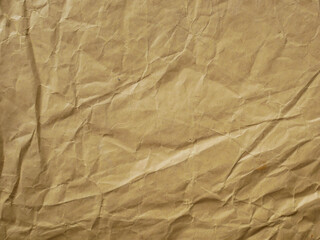 crumpled brown paper for background