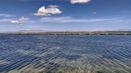 lake in the winter