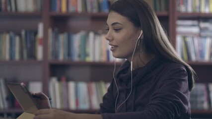 Talking and working on the computer