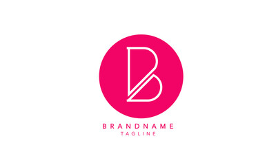 Alphabet letters Initial Monogram logo B, BB