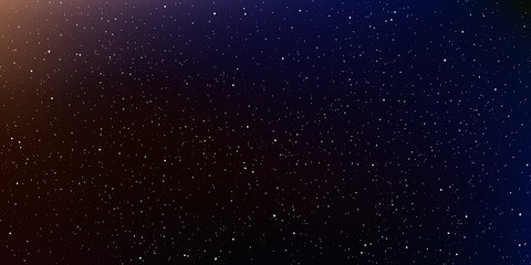 Star universe and stardust in deep space background and milky way galaxy in the night with nebula in the cosmos. Vector Illustration.