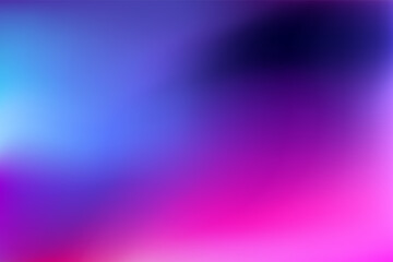Colorful Blurred magenta purple pink background. Abstract Soft gradient backdrop with place for text. Vector illustration for your graphic design, banner, poster, website