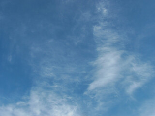 blue sky with white clouds background