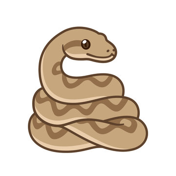 Cartoon snake drawing