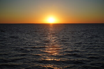 Dawn over the sea, morning