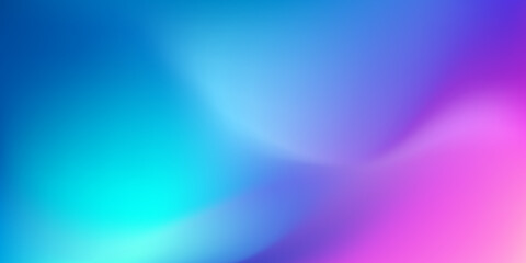 Abstract Blurred blue teal pink purple background. Soft Colorful light gradient backdrop with place for text. Vector illustration for your graphic design, banner, poster or wallpapers, website