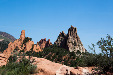 Fototapeta premium Stone Formation from the Garden of the Gods in Colorado