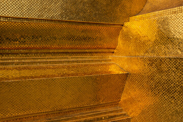 Gold metal background