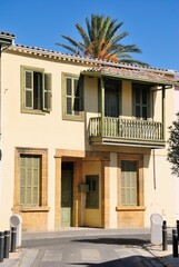 Venetian house in the old town of Nicosia, Cyprus