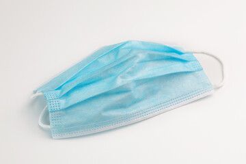 Protective face mask isolated on white background