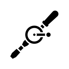 manual drill icon vector illustration design