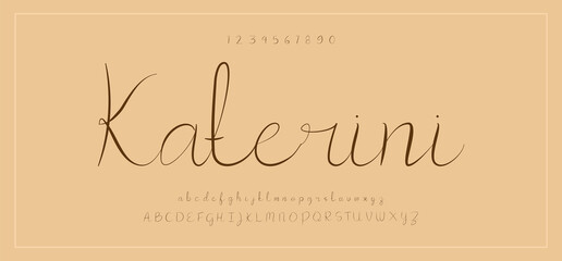 signature creative font alphabet fonts